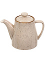 Чайник заварочный фарфор, 0.48 л, Bronco, Nature, 263-1108, бежевый
