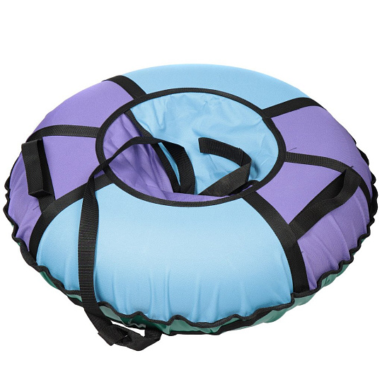 Ватрушка Стандарт, фиолетовый с голубым, 120 кг, 80 см