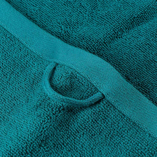 Полотенце банное 50х90 см, 100% хлопок, 550 г/м2, Chess Jacquard, Anilsan, морская волна, Турция, 18-48345090