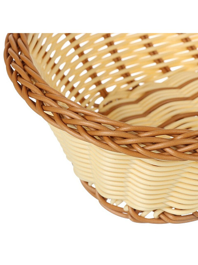 Корзина декоративная 27х19х8 см, овальная, плетеная, Y4-8901