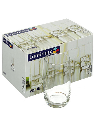 Стакан 330 мл, стекло, 6 шт, Luminarc, Diner French brasserie, высокий, H9369