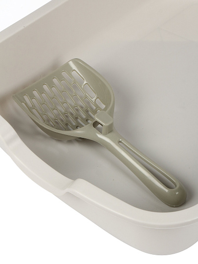 Туалет-лоток для кошек с совком, в ассортименте