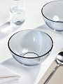 Салатник стекло, круглый, 2 шт, 15.8х7.8 см, Черное море, Glasstar, RNBS1449 - фото 3