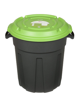 Бак для мусора пластик, 60 л, с крышкой, 54.5х54.5х48 см, Svip, ING6160-НК