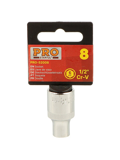 Головка торцевая 6-гранная, 1/2&quot;, 8 мм, Startul, PRO-52008