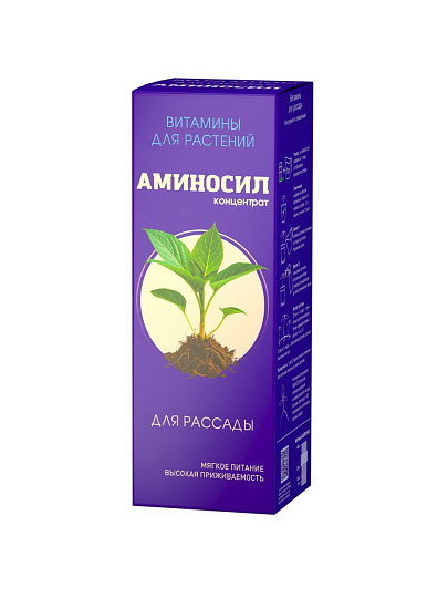 Удобрение для рассады, концентрат, 250 мл, Аминосил