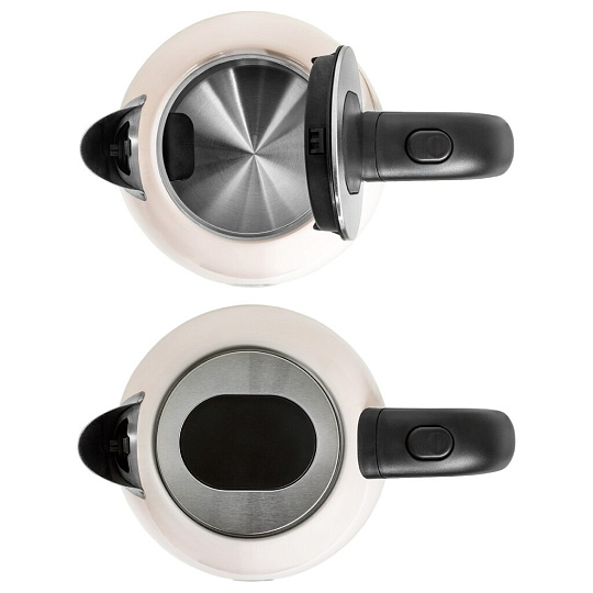 Чайник электрический Pioneer, KE556M, бежевый, 1.7 л, 2200 Вт, скрытый нагревательный элемент, металл