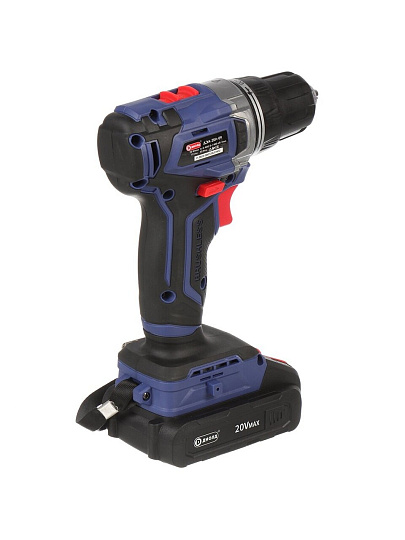 Дрель-шуруповерт аккумуляторный, Диолд, ДЭА-20Л-09, бесщеточный, 20 В, кейс, 10300170