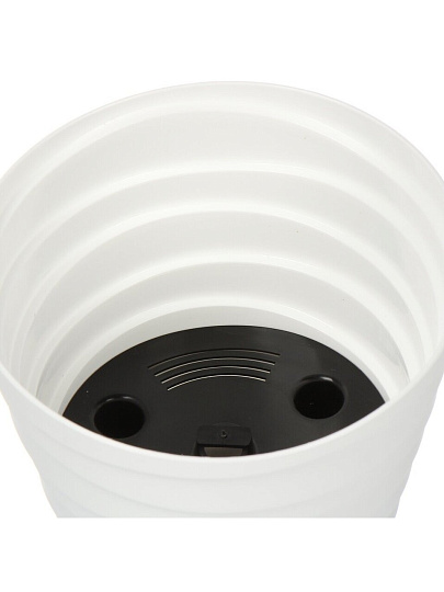 Кашпо пластик, 3.5 л, универсальное, белое, La Decoro, Бархан, КШ-4342