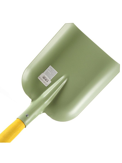 Лопата совковая, черенок деревянный, с рукояткой, Клевер, окрашенный, Гд