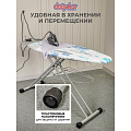 Доска гладильная 120х44 см, Сильвия, подставка для утюга, гладильный рукав, встроенная розетка, полка для белья, 2 м, Dogrular, 214113, в ассортименте - фото 12