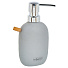 Дозатор для жидкого мыла, пластик, 9.5х5.2х18.2 см, серый, RE1158AA-LD - фото 2