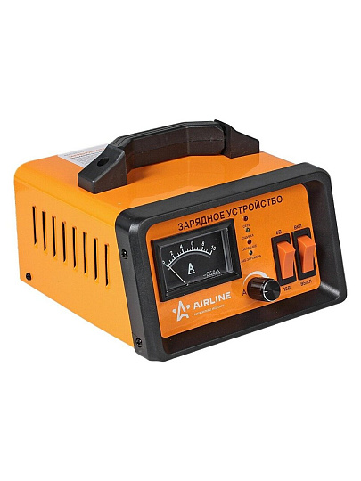 Автомобильное зарядное устройство Airline, ручная регулировка, 10 А, оранжевое, ACH-10A-07