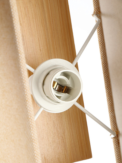 Светильник настольный E14, 40 Вт, бежевый, абажур бежевый, BY, Бари, 476-434