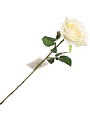 Цветок искусственный декоративный Роза раскрытая, 62 см, белый, Y3-1543 - фото 2