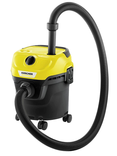 Пылесос Karcher, WD 1 Classic, 1200 Вт, с мешком, 15 л, сухая уборка