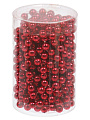 Бусы новогодние пластик, 0.8х500 см, круглые, красные, SY18ZL-81 R - фото 6