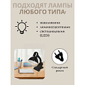 Светильник настольный на прищепке, E27, 60 Вт, черный, абажур черный, Ultraflash, UF-320P C02, 12371 - фото 4