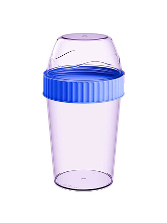 Стакан для завтрака 0.44 л, 8.7х8.7х16.5 см, в ассортименте, круглый, Homver, 223104690/00