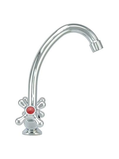 Смеситель для кухни, Istok life, с кран-буксой, хром, 0402.712