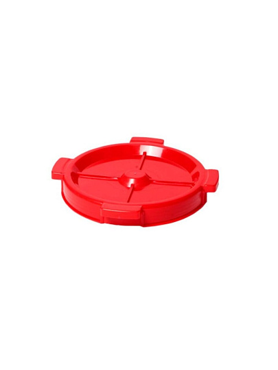 Бочка пластик, для воды, 40 л, круглая, с ручками, белая, 10193057, Дачная, Радиан