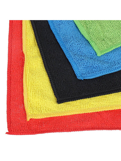 Набор салфеток для уборки, микрофибра, 29х29 см, 5 шт, Марья Искусница