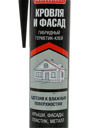 Клей-герметик гибридный, для кровли и фасада, Tytan, Professional, 11075, 280 мл, RAL9005, черный, нейтральный