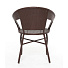 Кресло садовое GG-04-06 BROWN, искусственный ротанг, коричневое - фото 4