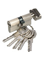 Личинка замка двери Стандарт, MAX 60, 14 795, 60 мм, матовый никель, 5 перфоключей/вертушка