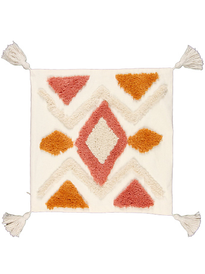 Наволочка декоративная Бохо, канвас, 45 х 45 см, A130219