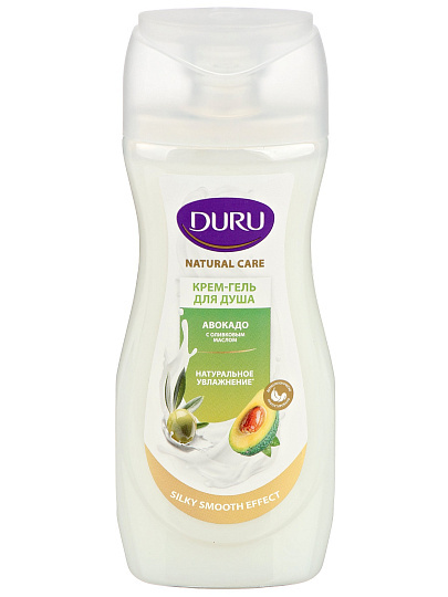 Крем-гель для душа Duru, Natural Care, Авокадо с оливковым маслом, 250 мл