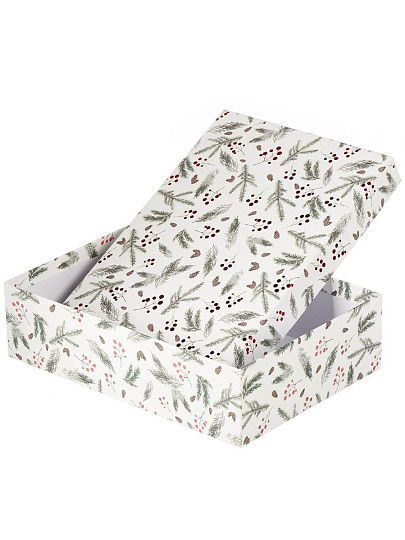 Коробка подарочная картон, 27.5х19.5х7.5 см, в ассортименте, Волшебный праздник, A470117