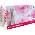 Перчатки латексные смотровые SFM L254SC Германия, 50 пар (100 штук), размер M (средний), бежевые - фото 2