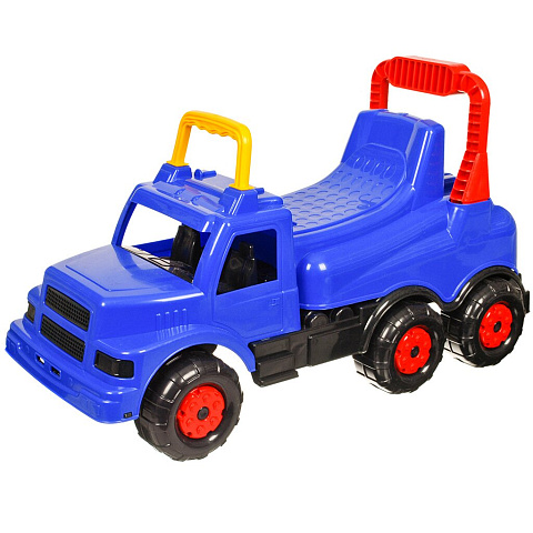 Машина детская Альтернатива, Веселые гонки, М4456, синяя