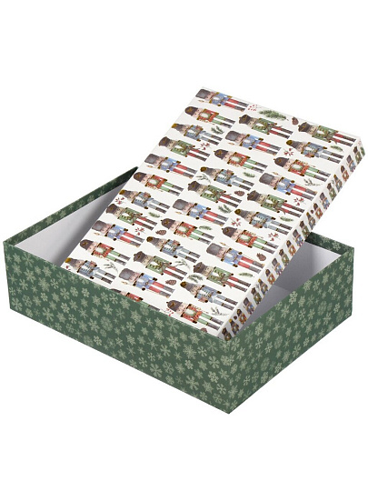 Коробка подарочная картон, 35х25х10 см, в ассортименте, Волшебный праздник, A470120