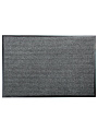 Коврик грязезащитный, 80х120 см, прямоуг, резина, с ковролином, ребристый, серый,35-061/w - фото 3