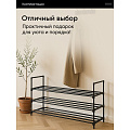 Полка для обуви, металл + пластик, 92х30х55 см, LSA303B02 - фото 12