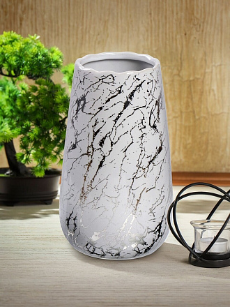 Ваза керамика, настольная, 25х10 см, Роял, Y4-7256