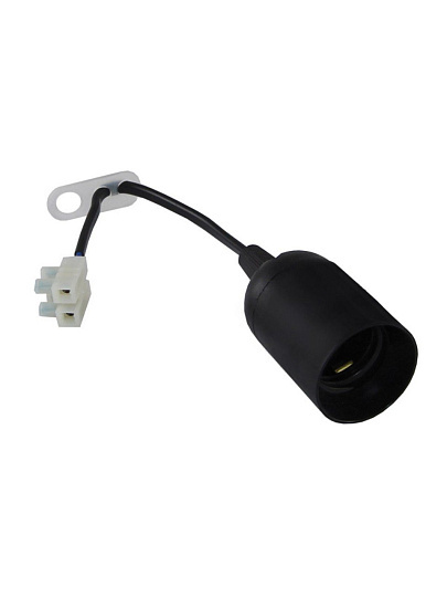 Патрон Е27, подвесной, UNIVersal, термопластик, с клеммной колодкой, 4А, 250В, черный