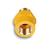 Переходник для газа, 1/2'', ВН/НР, желтый, диэлектрический, внутренняя/наружная, AquaLink - фото 4