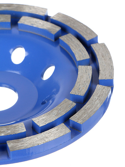 Чашка шлифовальная, Double, 125 мм, алмазная двухрядная, Bartex, R007