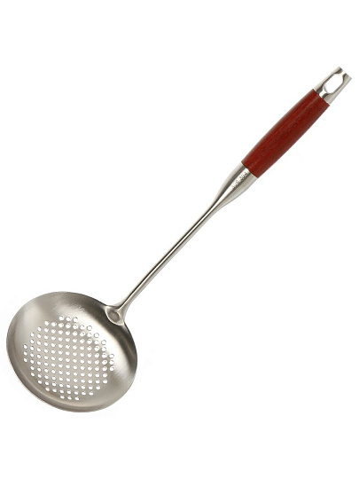 Набор кухонных принадлежностей 7 предметов, сталь, на подставке, Daniks, Premium, Y4-9602, ручка акация