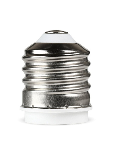 Переходник E40-E27, белый, Smartbuy, SBE-A-E40-27