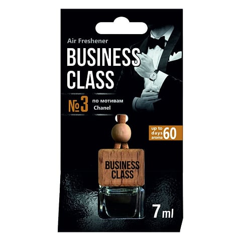 Ароматизатор в машину подвесной, бочонок, Freshco, Business Class Chanel, AR1BC003