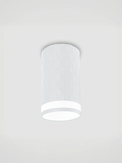 Светильник накладной General Lighting Systems, Кирпич, 50 Вт, GU10, на 1 лампочку, IP20, d5.5х10 см, Спот, белый, 661857