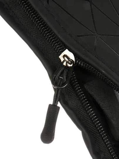 Косметичка маленькая черные ромбы, 22Х6.5Х14см, A080060