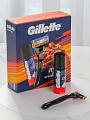 Набор подарочный для мужчин, Gillette, Fusion, пена для бритья 50 мл, станок для бритья c 1 кассетой