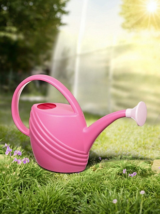 Лейка садовая, 2.5 л, с распылением, в ассортименте, Альтернатива, М310