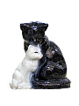 Копилка Кошка с котенком, гипс, 275, в ассортименте