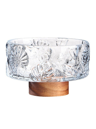 Ваза для конфет, стекло, 9х14 см, Lefard, Flora, 750-007